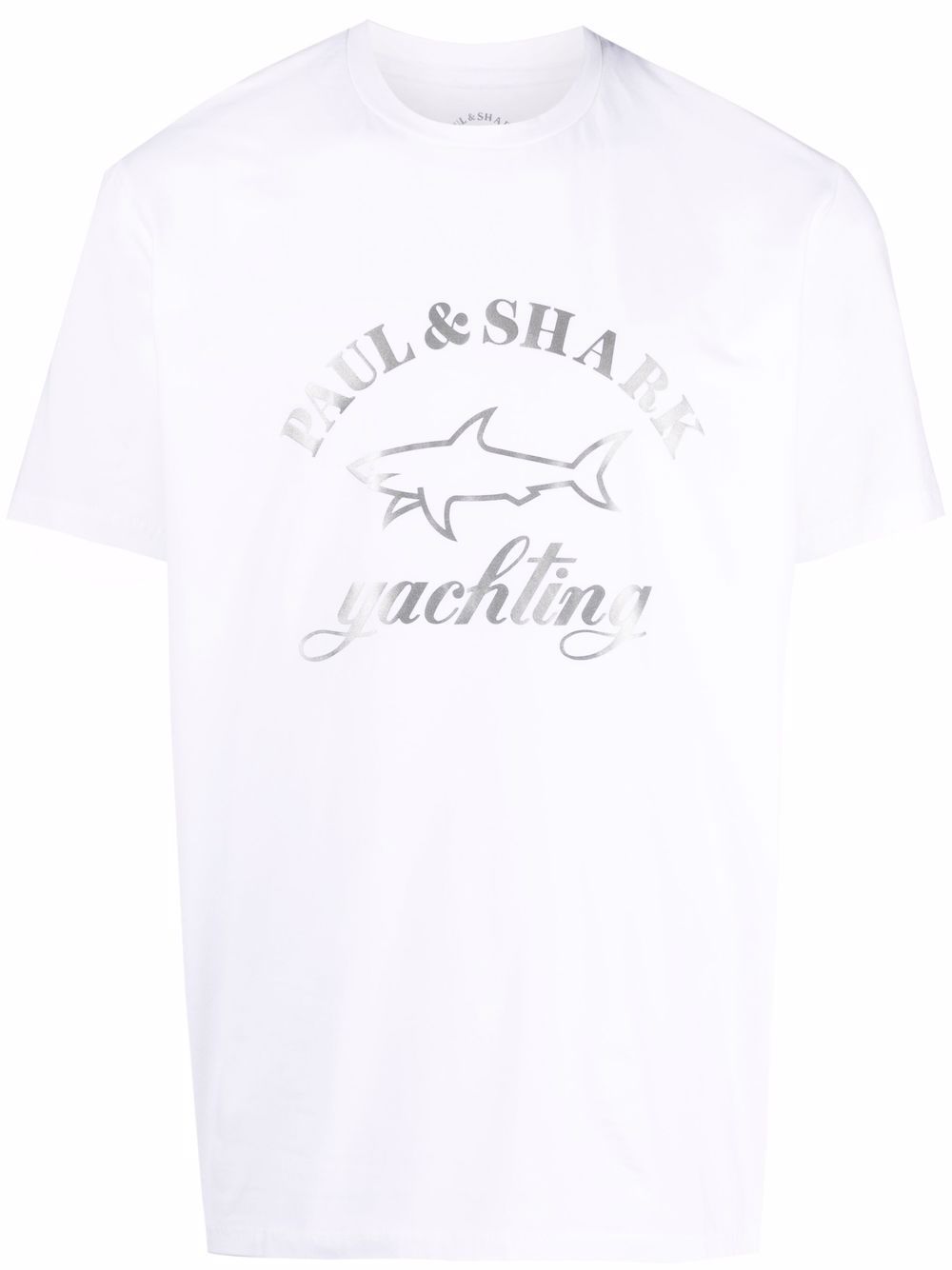 Paul & Shark logo印花T恤 - 白色