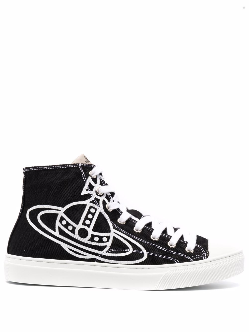 Vivienne Westwood Plimsoll 高帮板鞋 - 黑色