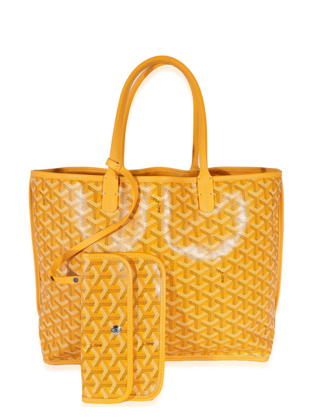 Goyard Pre-Owned Anjou PM手提包（2022年典藏款） - 黄色