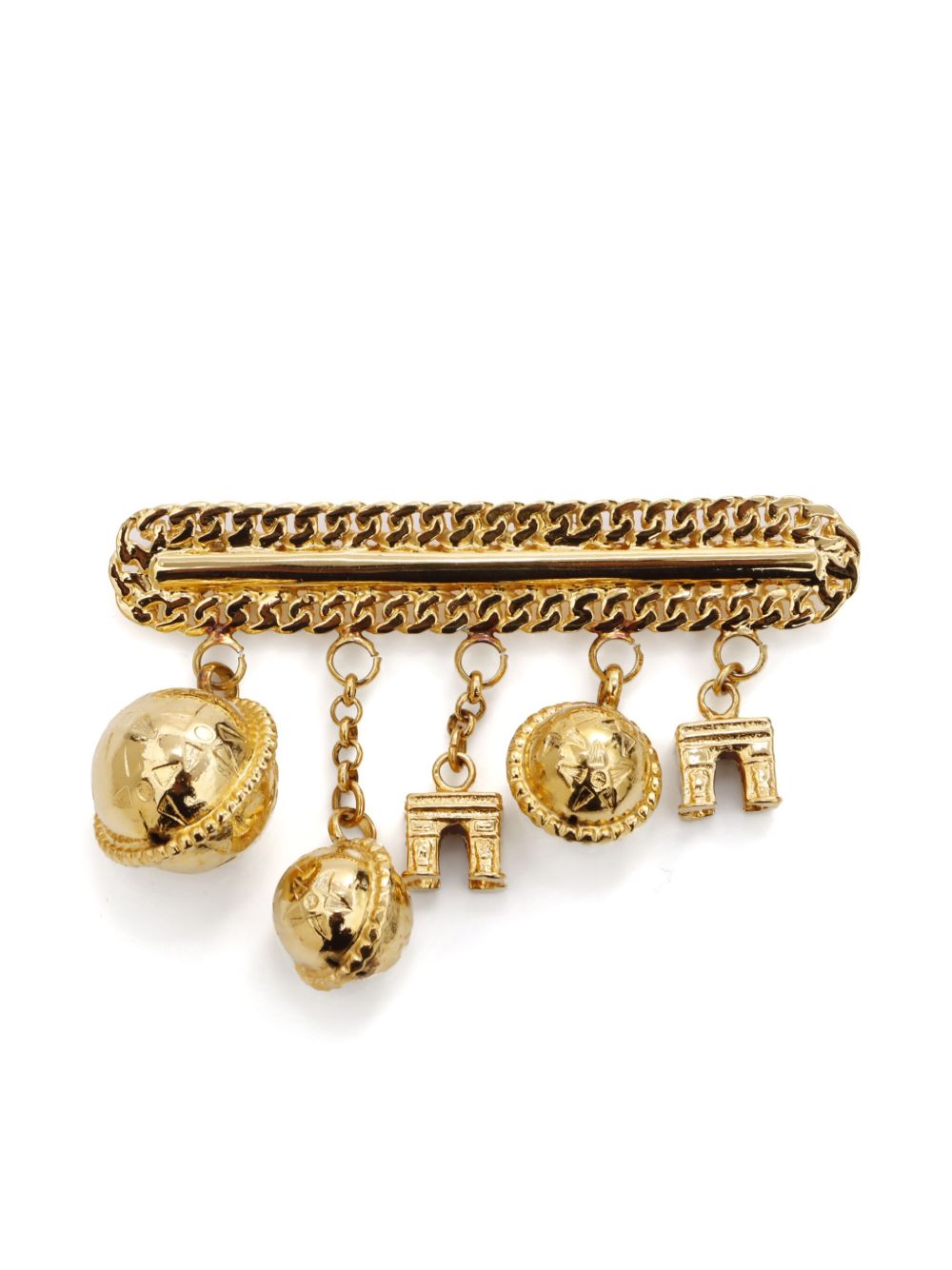 Céline Pre-Owned Arc De Triomphe 胸针（典藏款） - 金色