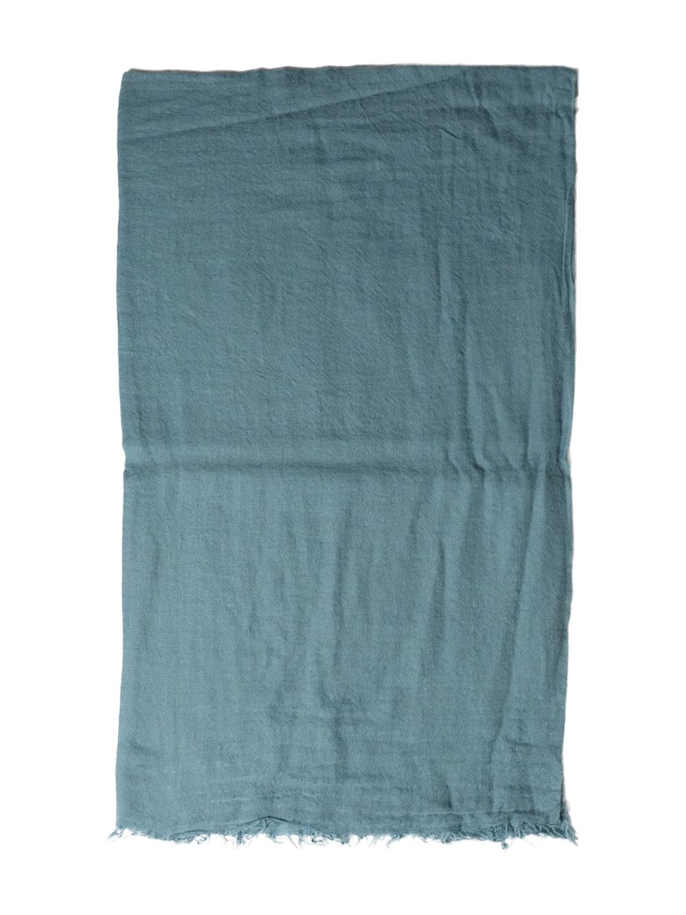 Frenckenberger cashmere scarf - 蓝色
