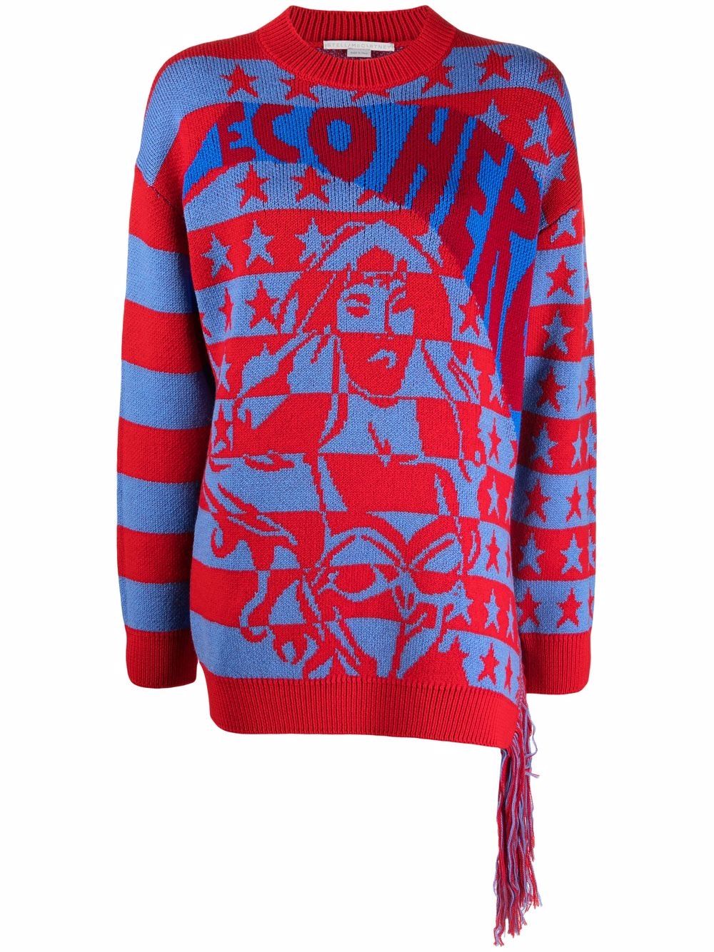 Stella McCartney 斯特拉·麦卡特尼 Eco Hero 嵌花毛衣 - 黑色