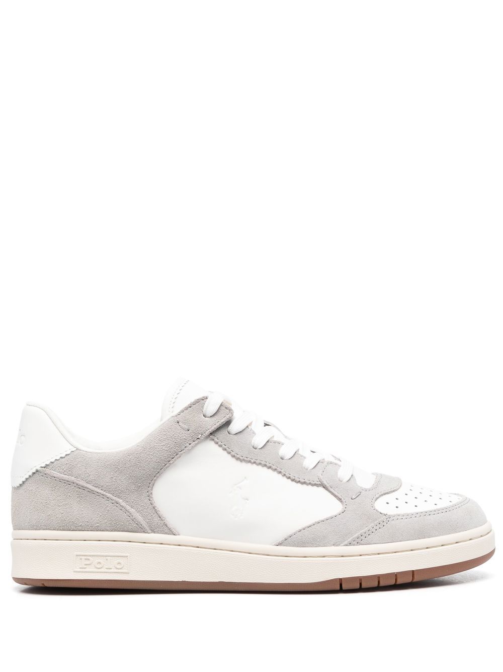Polo Ralph Lauren Court 绒面皮运动鞋 - 白色