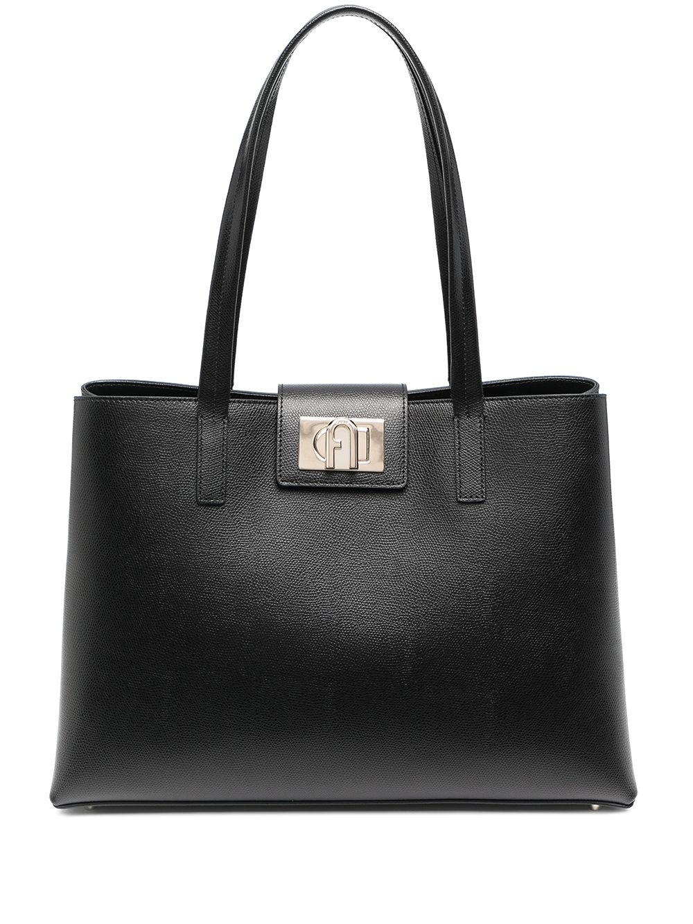 Furla 1927 皮质手提包 - 黑色