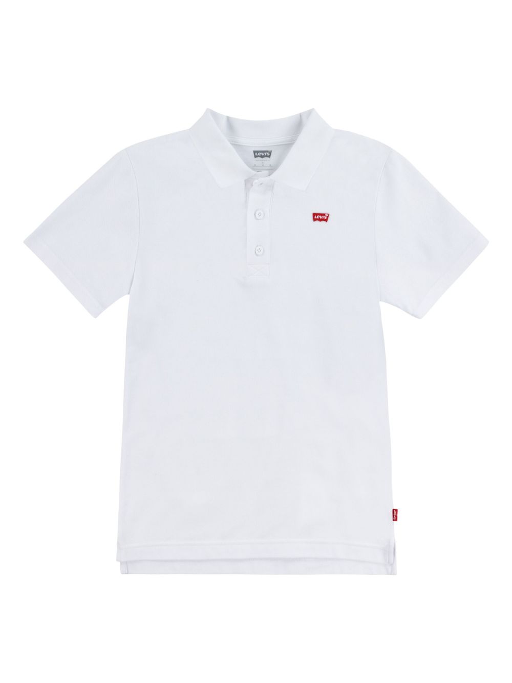 Levi's Kids 标贴polo衫 - 白色