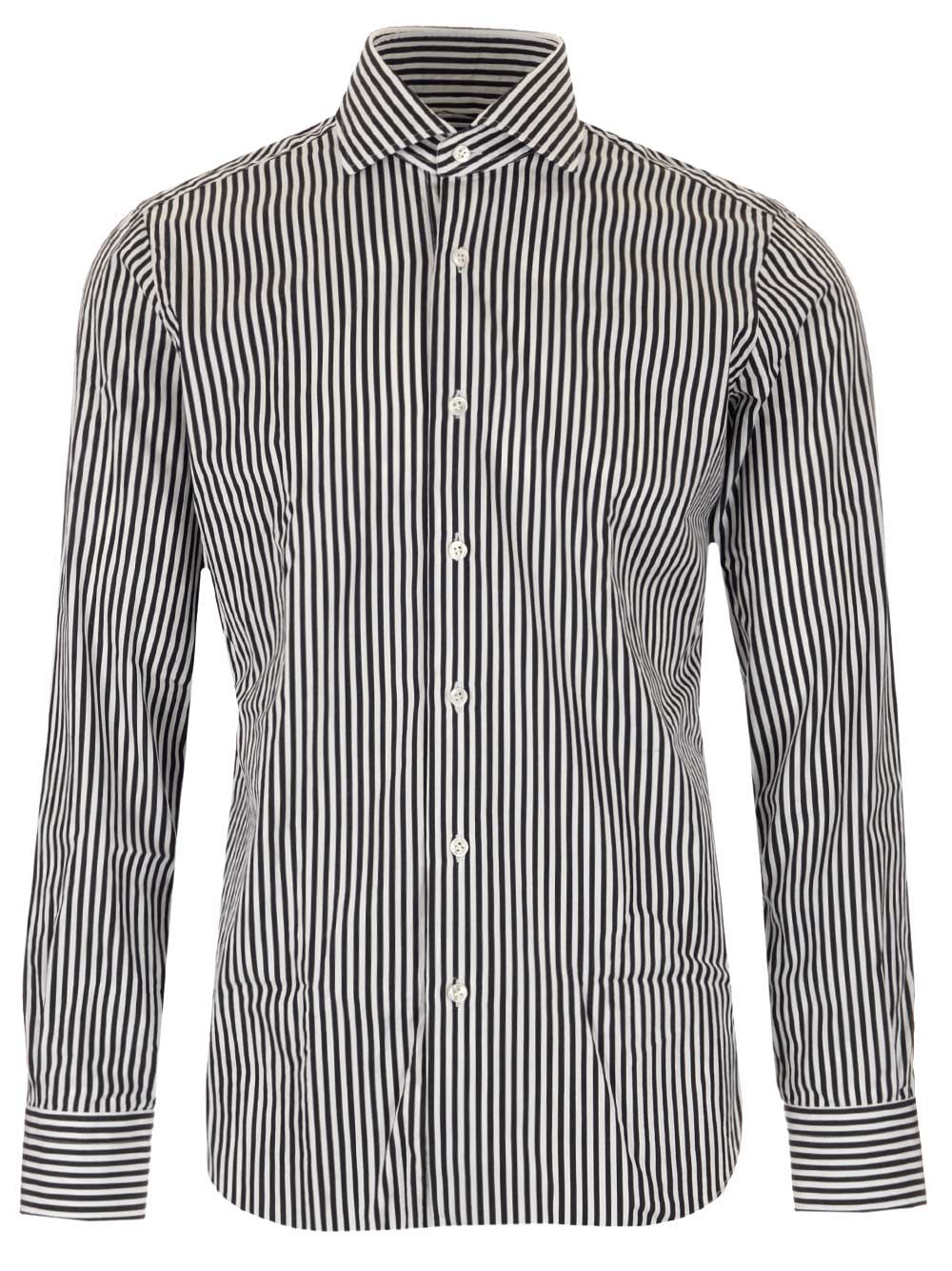 Barba Napoli Stretch Fabric Shirt