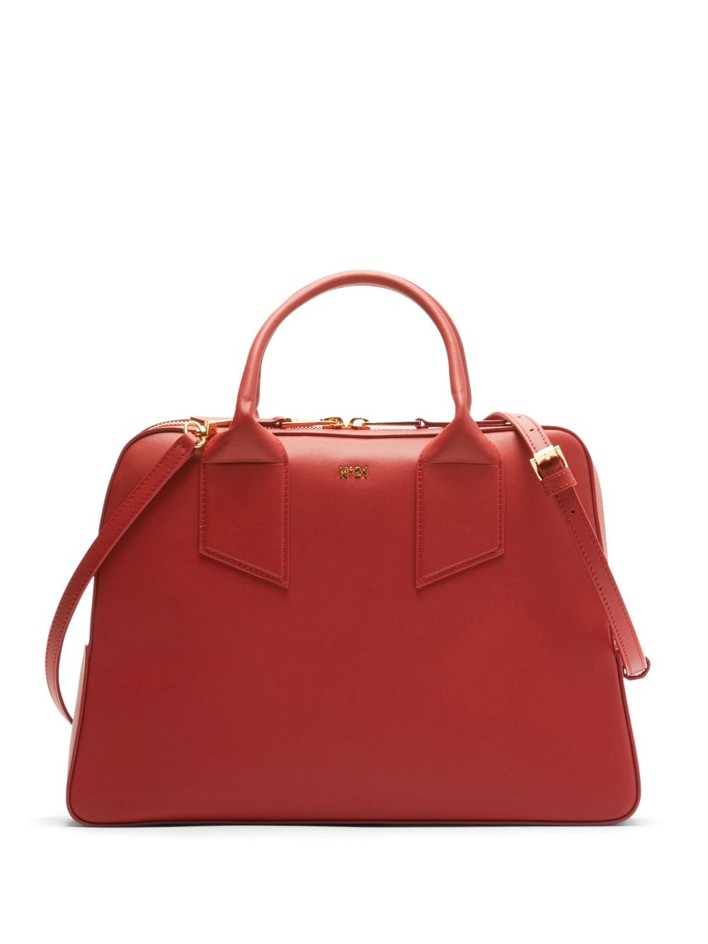 Nº21 Bauletto 大号单肩包 - 红色