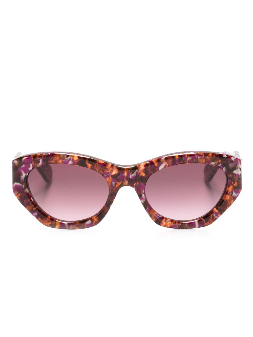 Chloé Eyewear Gayia 猫眼形镜框太阳眼镜 - 粉色