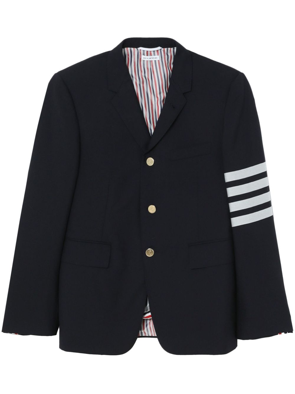 Thom Browne 四条纹运动外套 - 蓝色