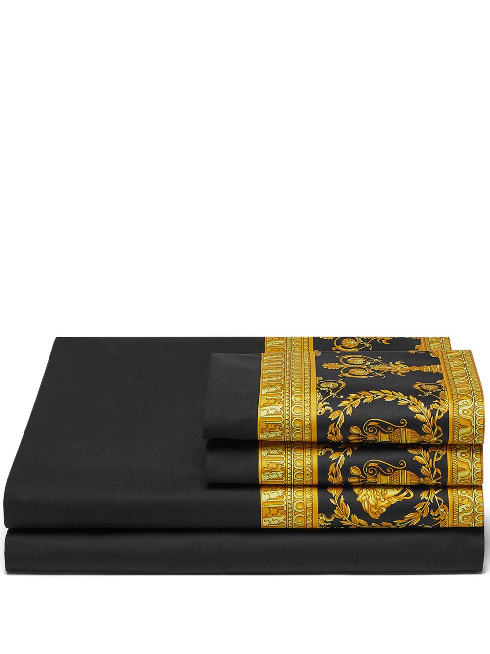 Versace I Love Baroque Full/Queen 寝具套装 - 黑色