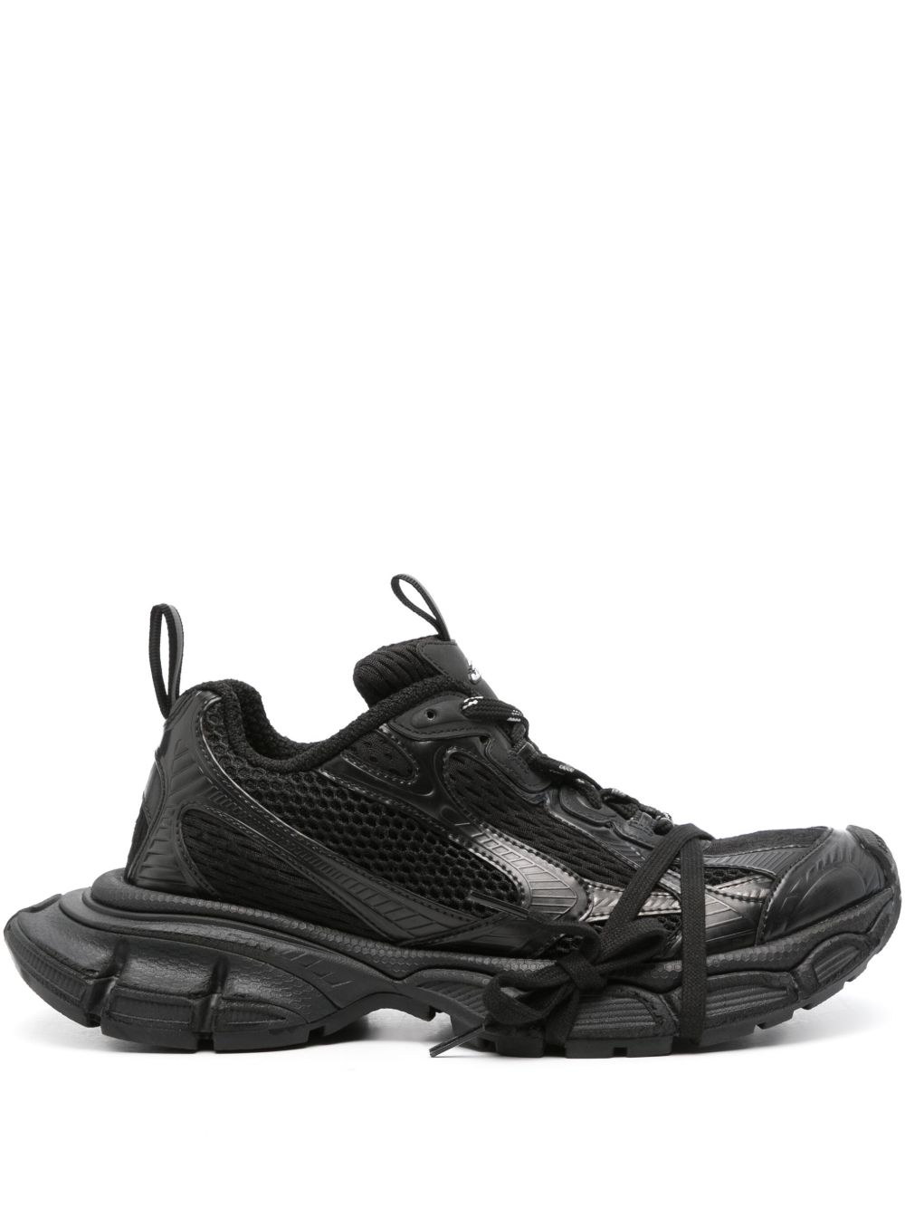 Balenciaga 3XL 网面拼接运动鞋 - 黑色