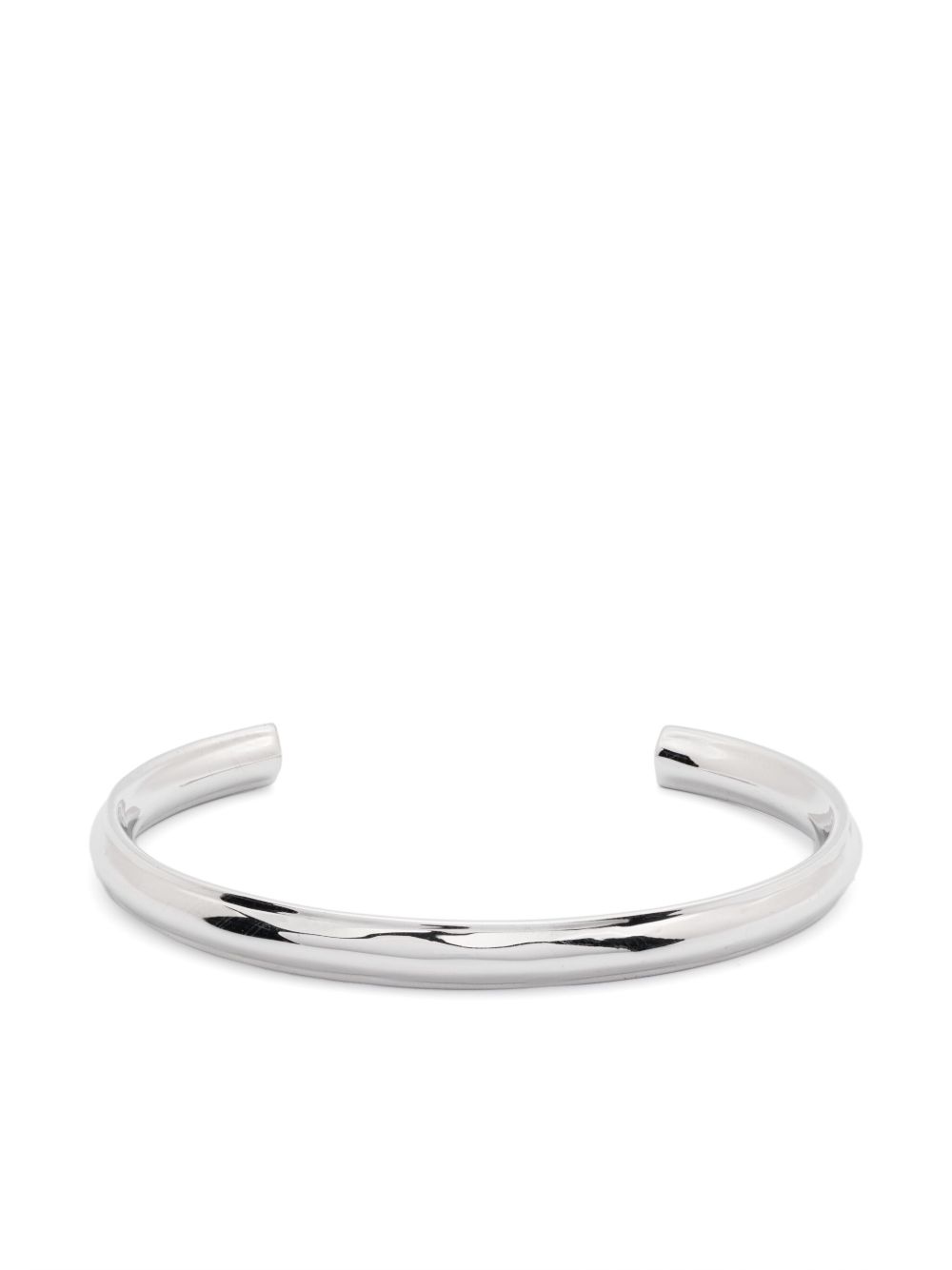 Eddie Borgo Thin Ripple bracelet - 银色
