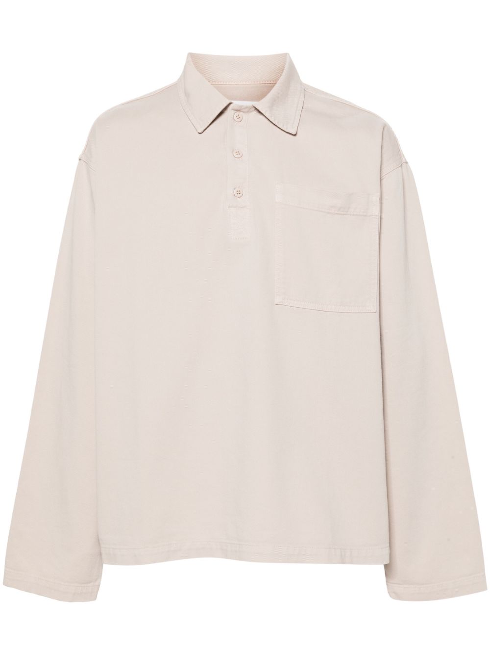 The Frankie Shop Ray 棉polo衫 - 中性色