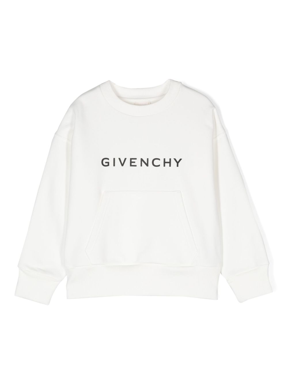 Givenchy Kids logo印花卫衣 - 白色