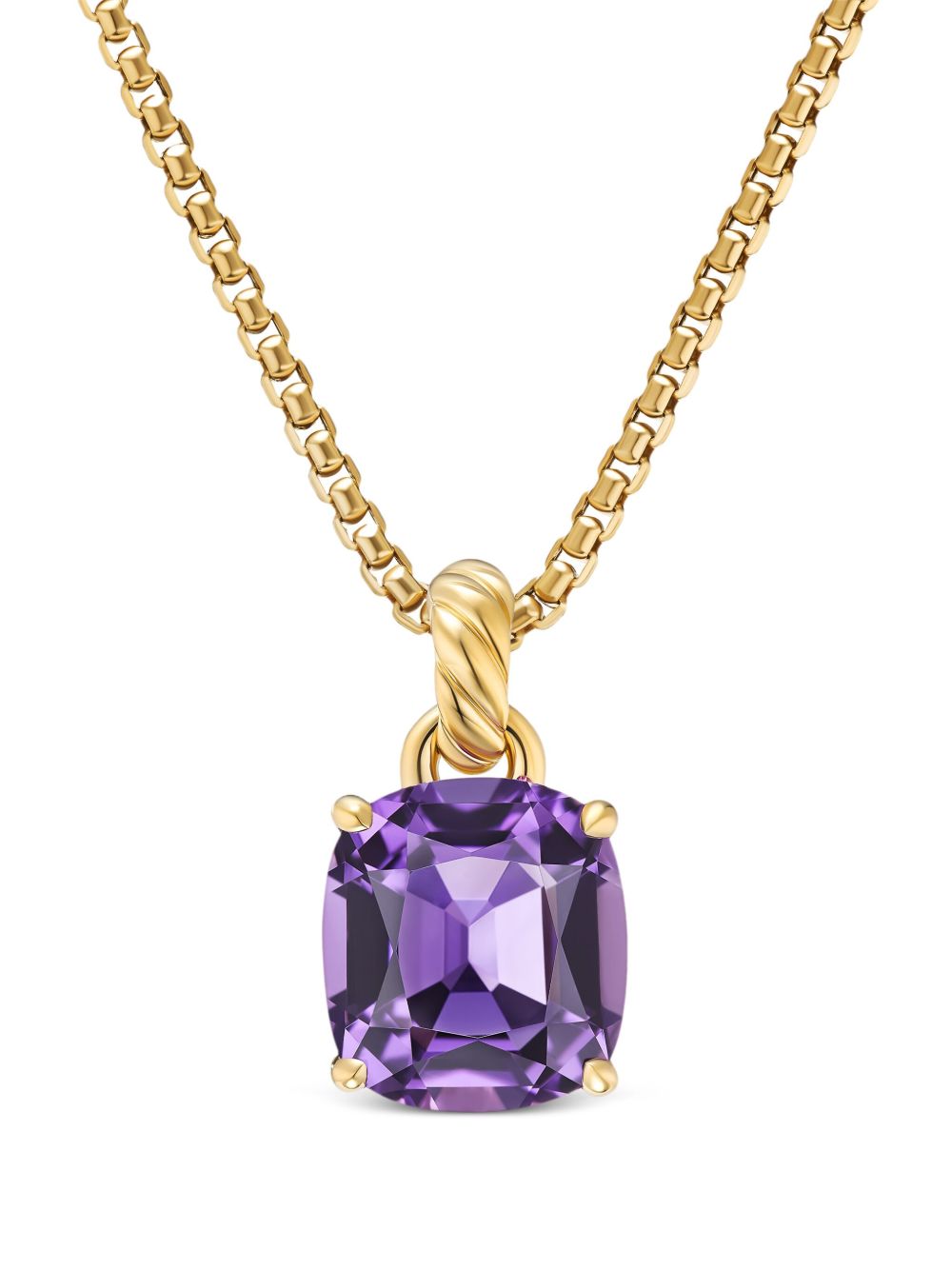 David Yurman Marbella 18K黄金紫晶吊坠 - 金色