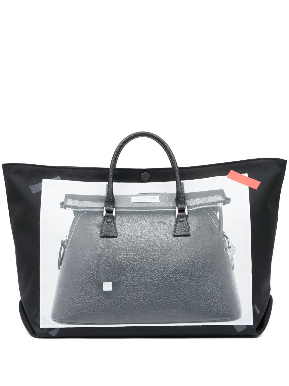 Maison Margiela 5AC Classique 顶置手柄中号手提包 - 黑色