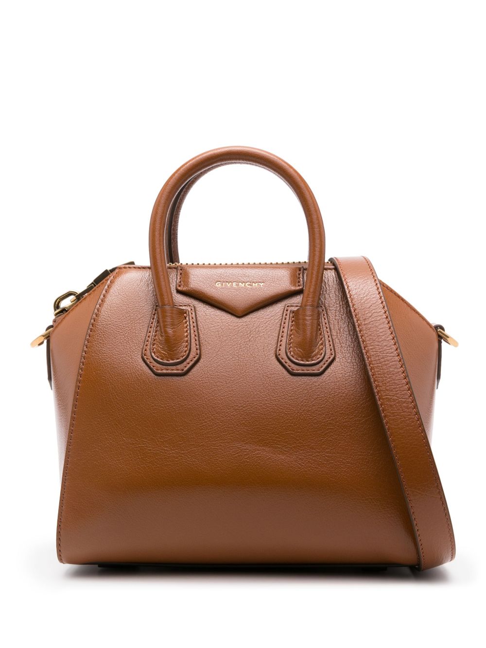 Givenchy Antigona 迷你手提包 - 褐色
