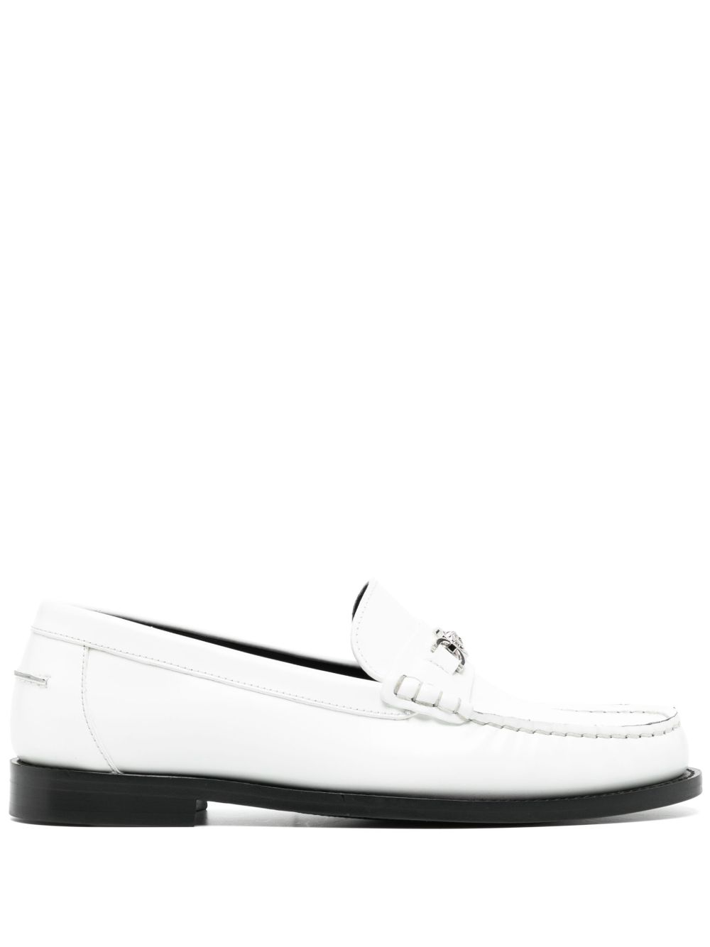 Versace Medusa '95 leather loafers - 白色