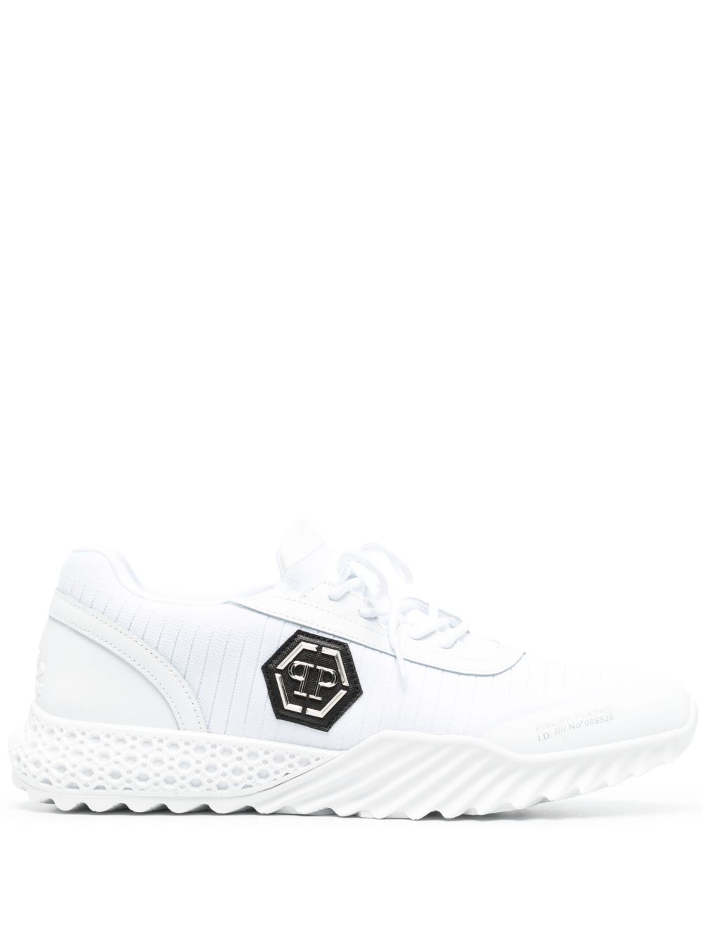 Philipp Plein Runner Hexagon 低帮运动鞋 - 白色
