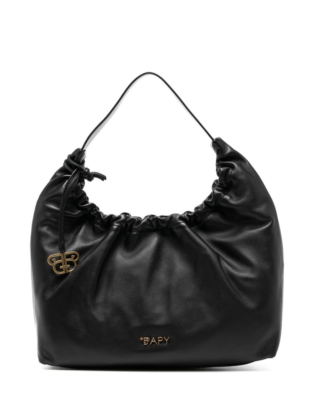BAPY BY *A BATHING APE® 皮质单肩包 - 黑色