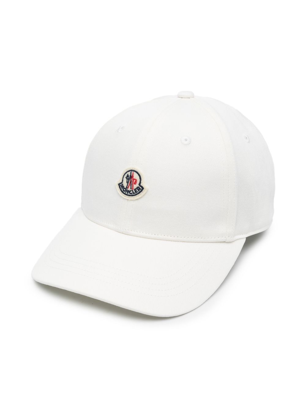 Moncler Enfant logo刺绣棉棒球帽 - 中性色