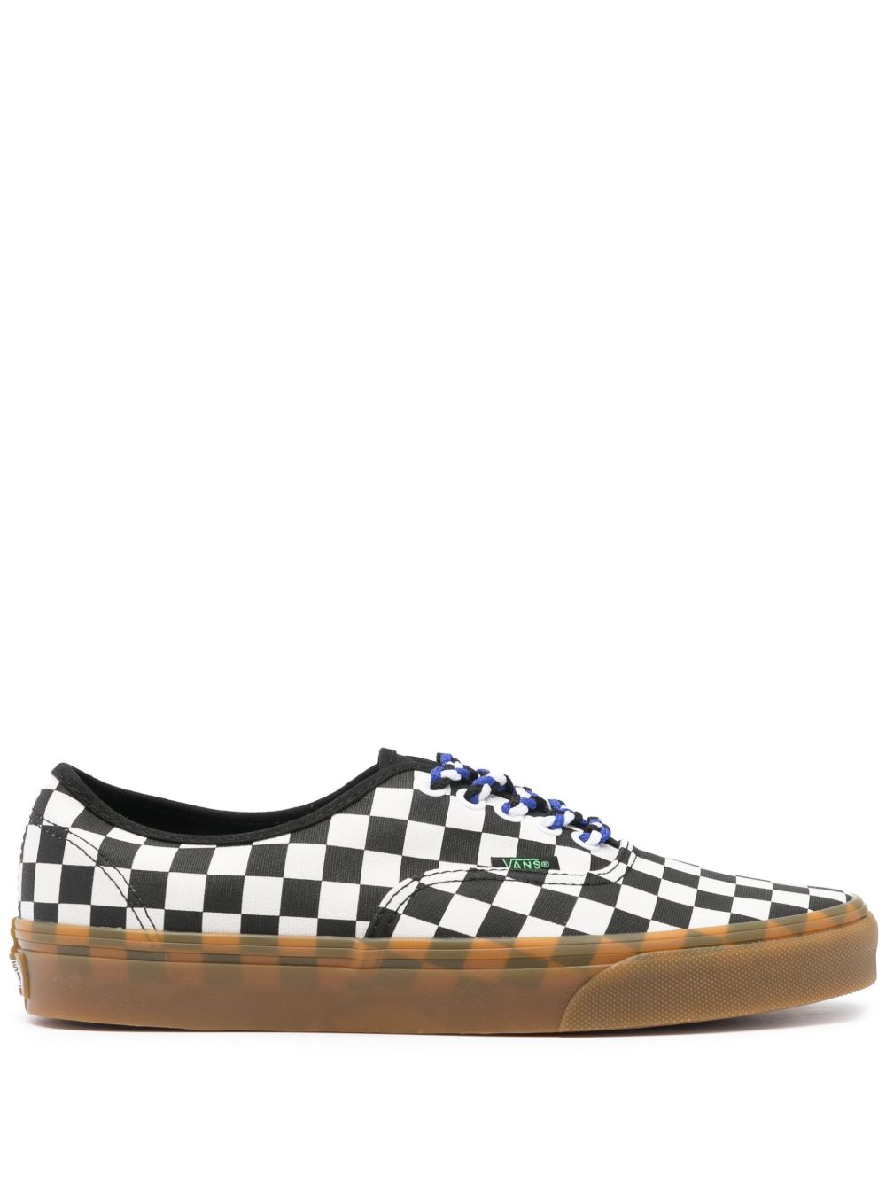 Vans Authentic 方格运动鞋 - 白色