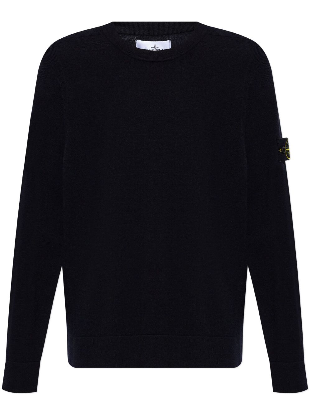 Stone Island 罗盘图案羊毛卫衣 - 蓝色