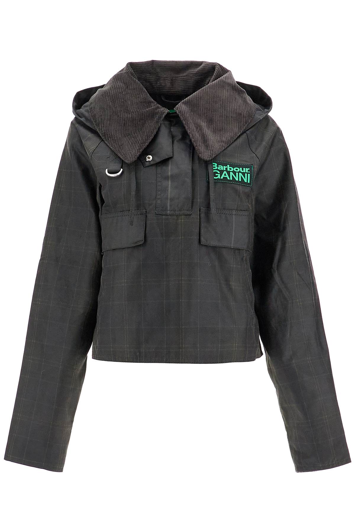 Barbour X Ganni 刺绣棉质夹克
