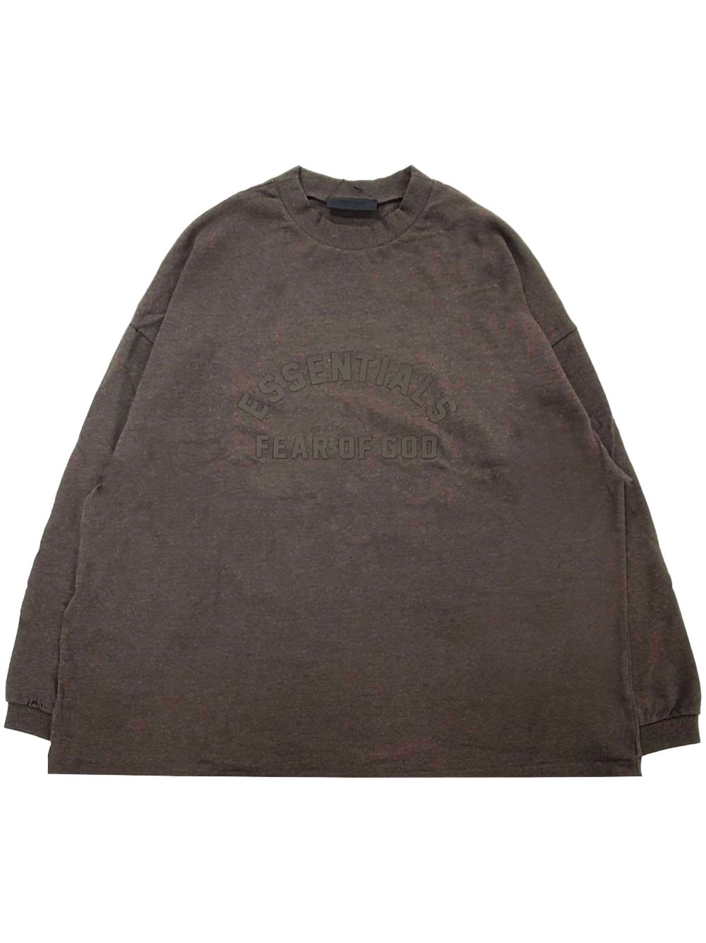 FEAR OF GOD ESSENTIALS logo印花棉T恤 - 褐色