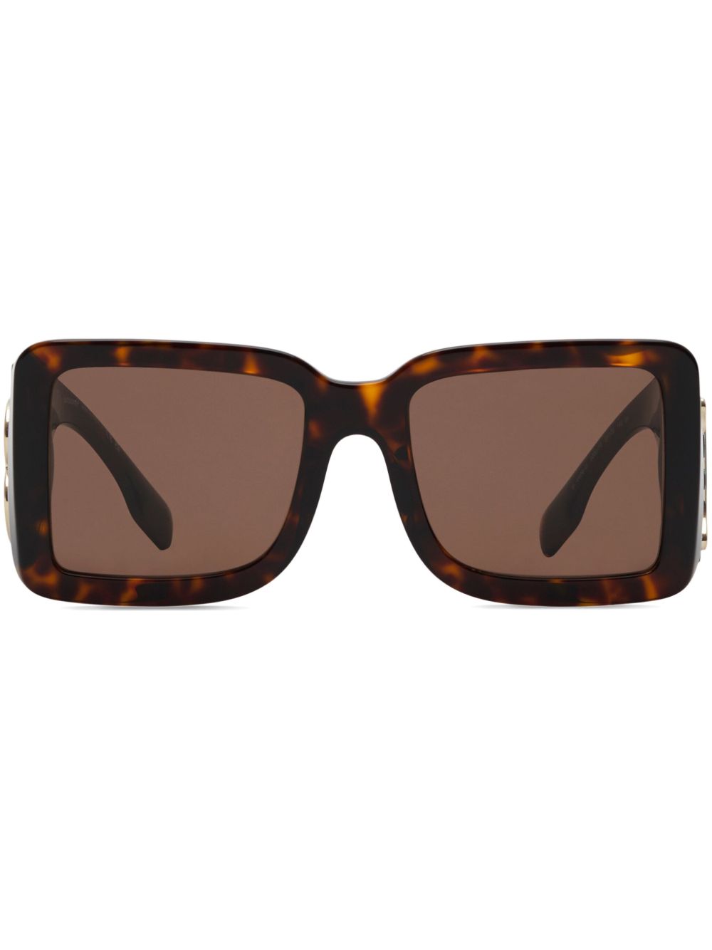 Burberry Eyewear TB 方框太阳眼镜 - 褐色