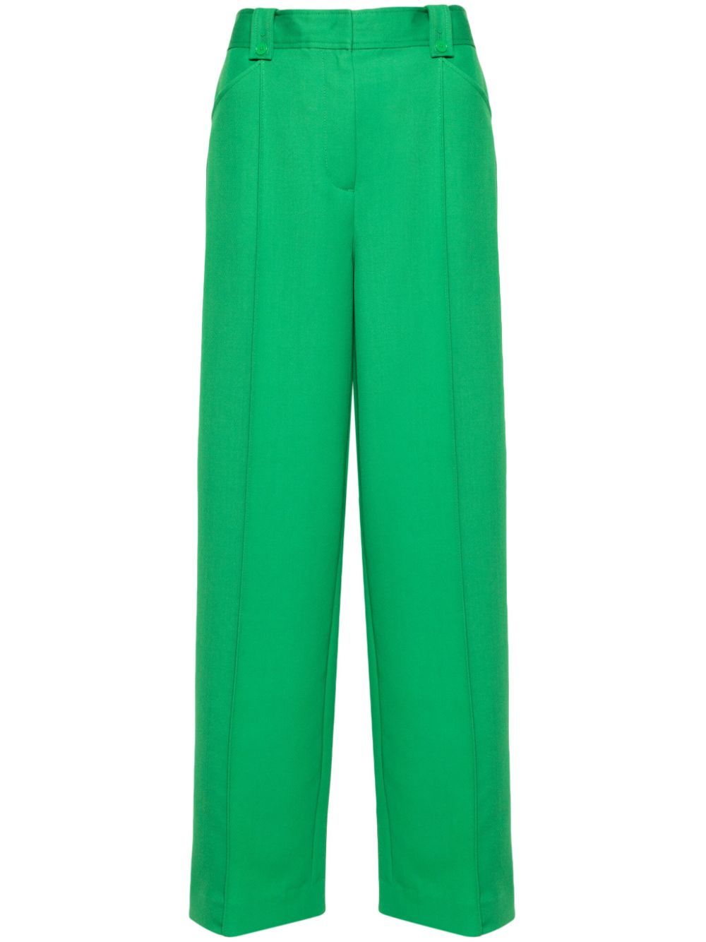 3.1 Phillip Lim Cavalry 高腰阔腿裤 - 绿色