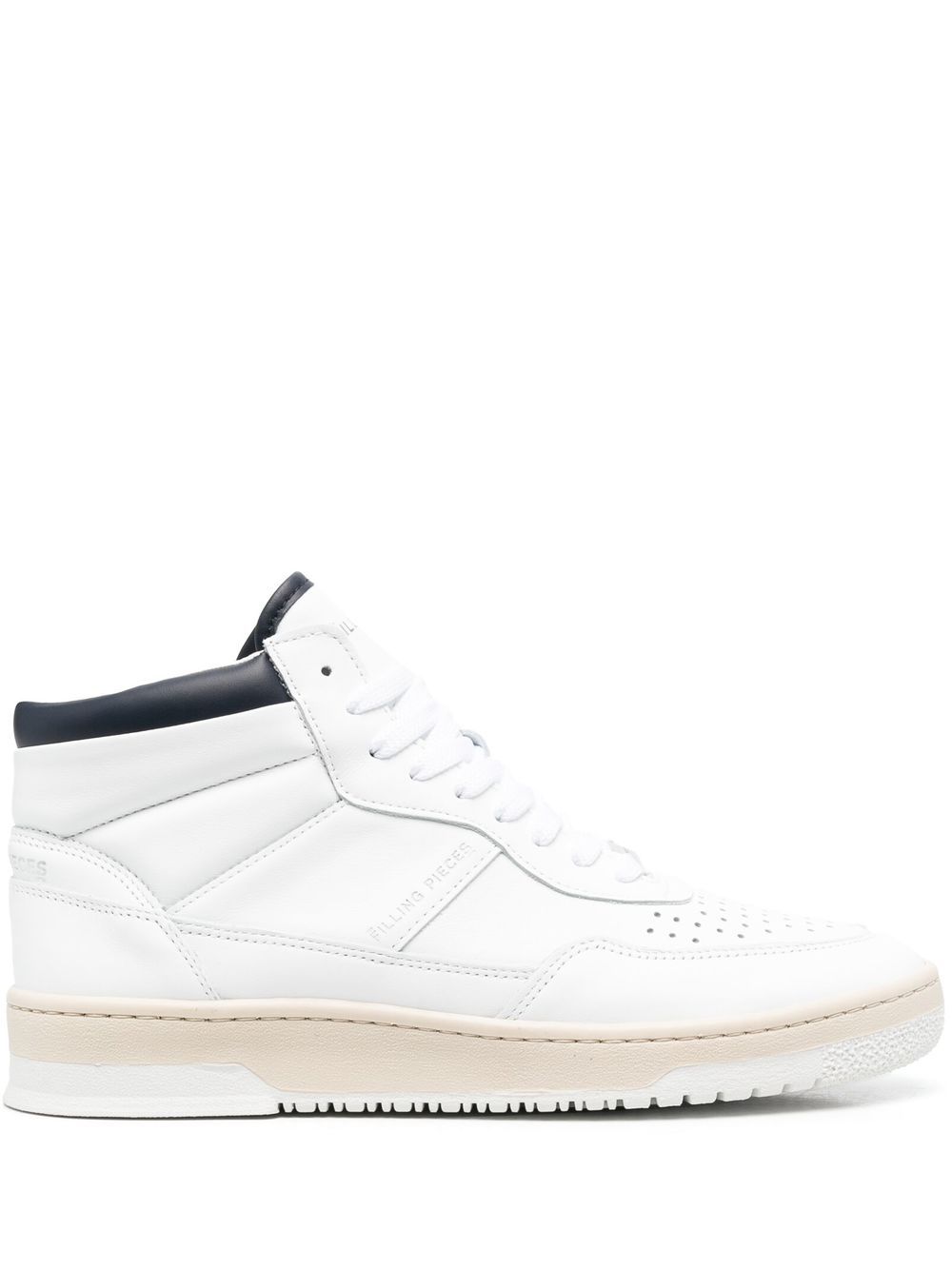 Filling Pieces Mid Ace 高帮运动鞋 - 白色