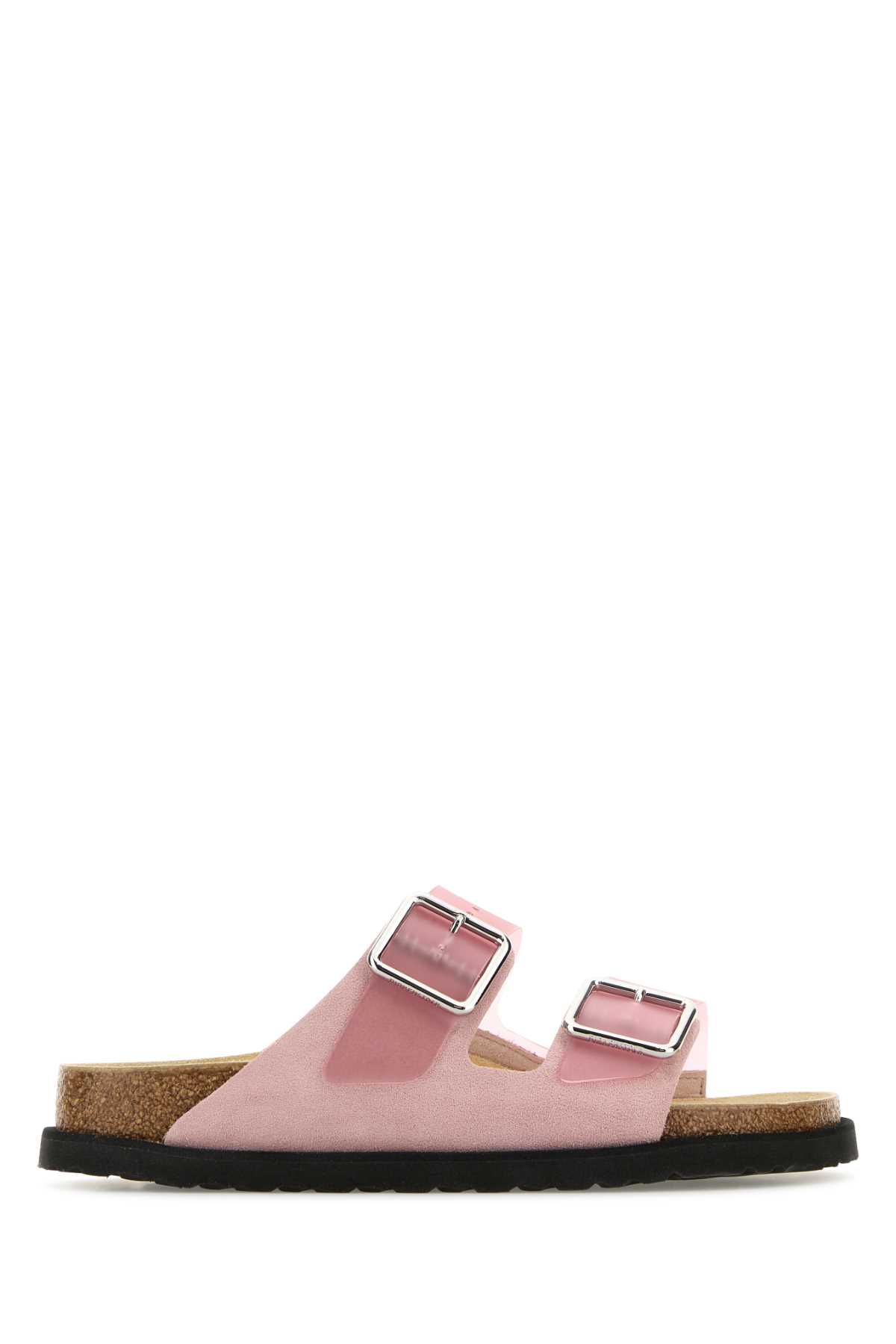Birkenstock 1774 粉色麂皮PVC Arizona拖鞋