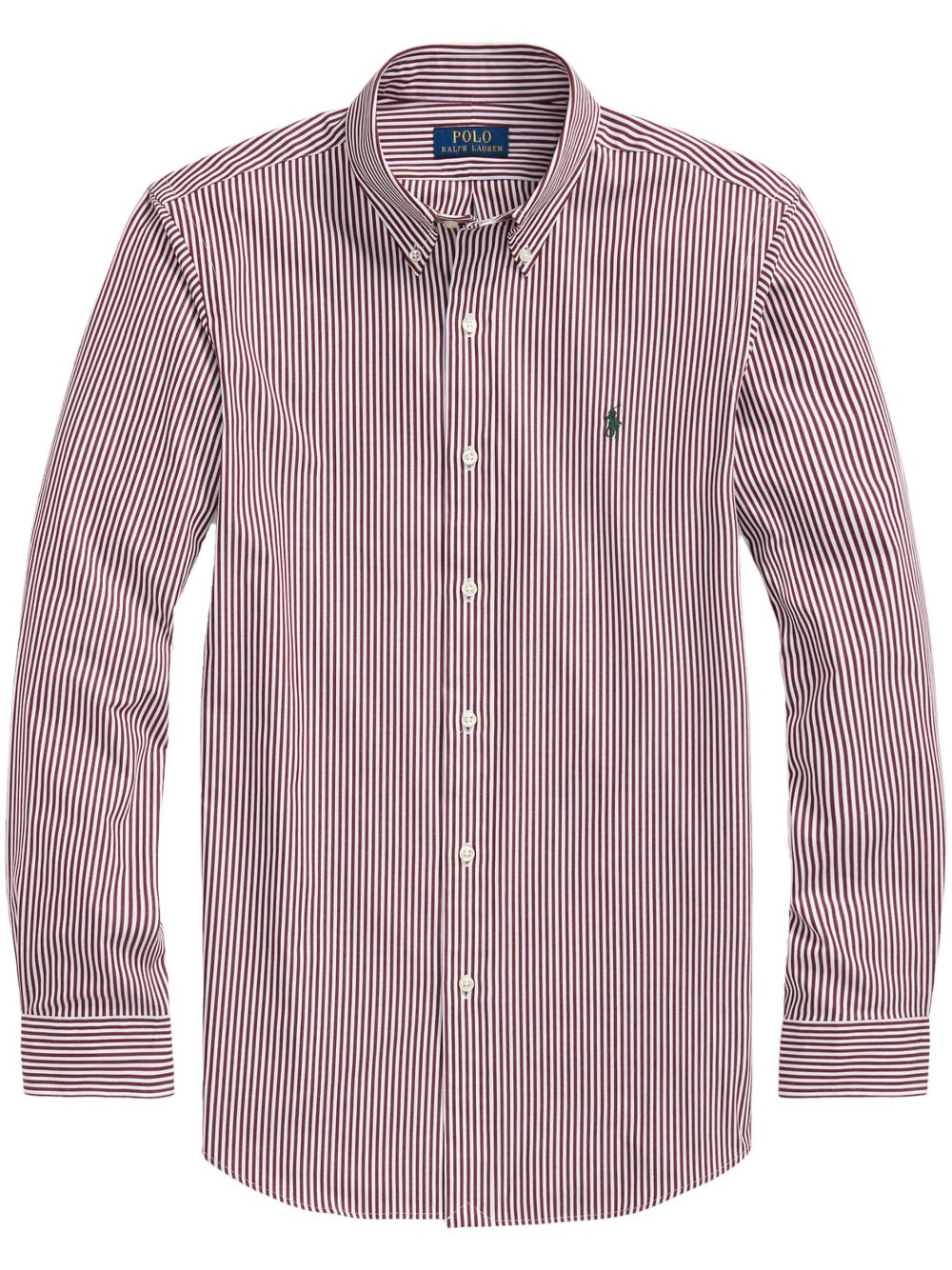 Polo Ralph Lauren Polo Pony 棉条纹衬衫 - 红色