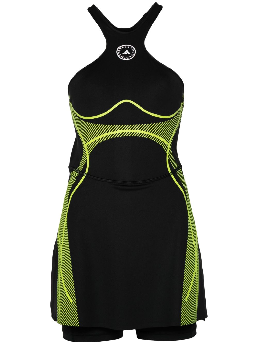 adidas by Stella McCartney TruePace 运动连体紧身衣 - 黑色