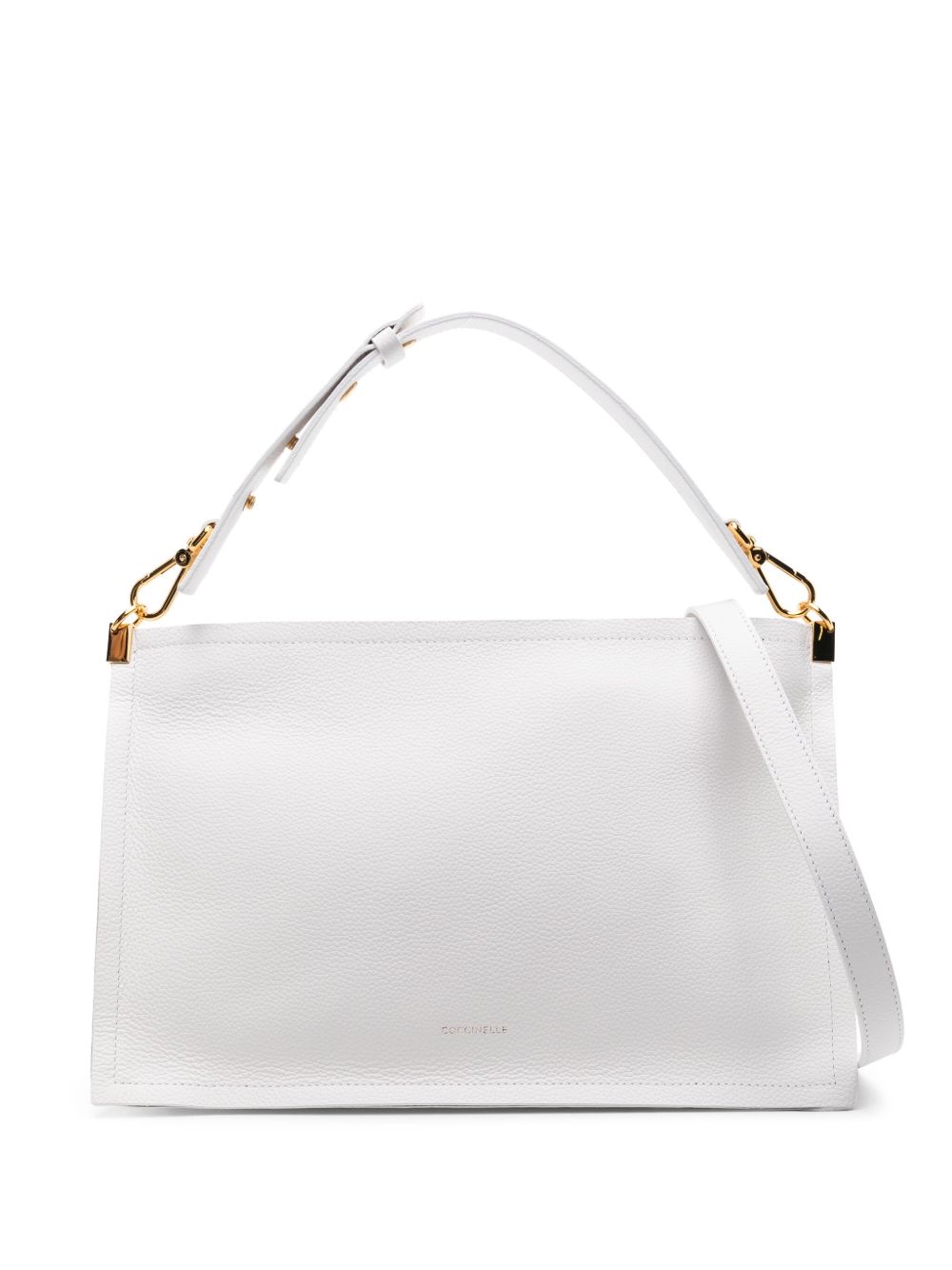 Coccinelle Snip 中号托特包 - 白色