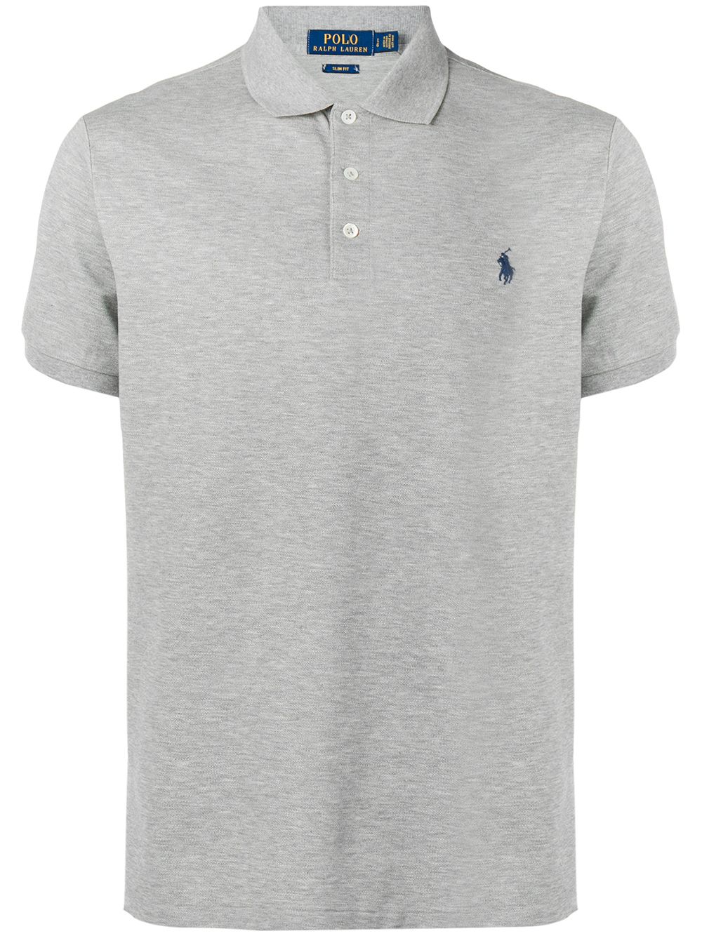Polo Ralph Lauren logo polo领T恤 - 灰色
