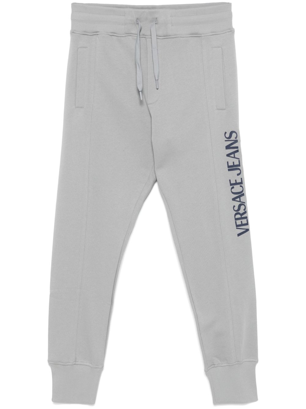 Versace Jeans Couture logo印花运动裤 - 灰色