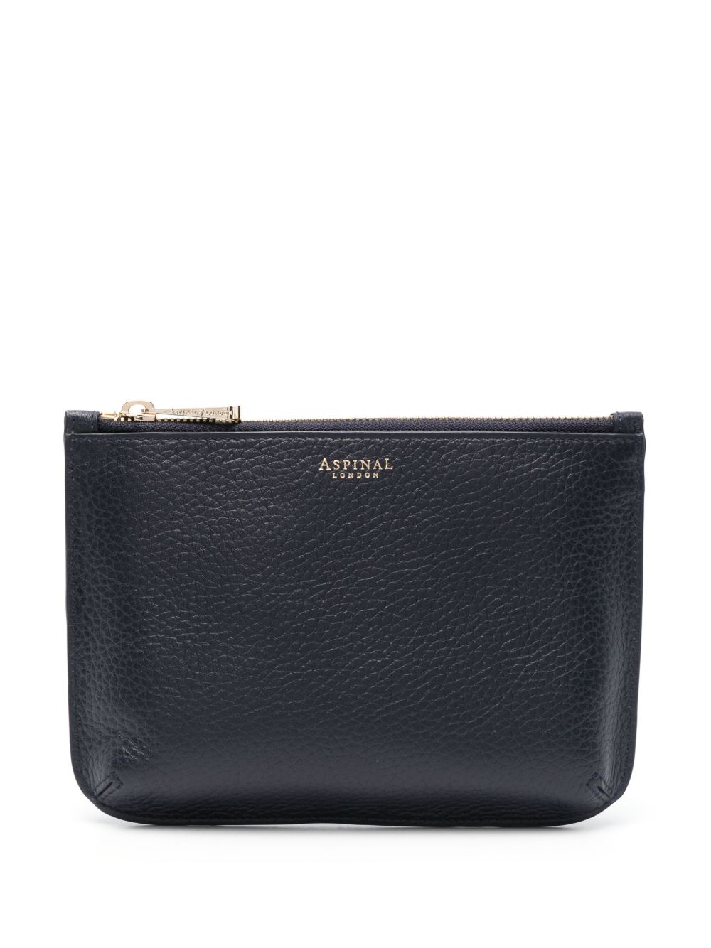 Aspinal Of London Ella 中号皮质小袋 - 蓝色