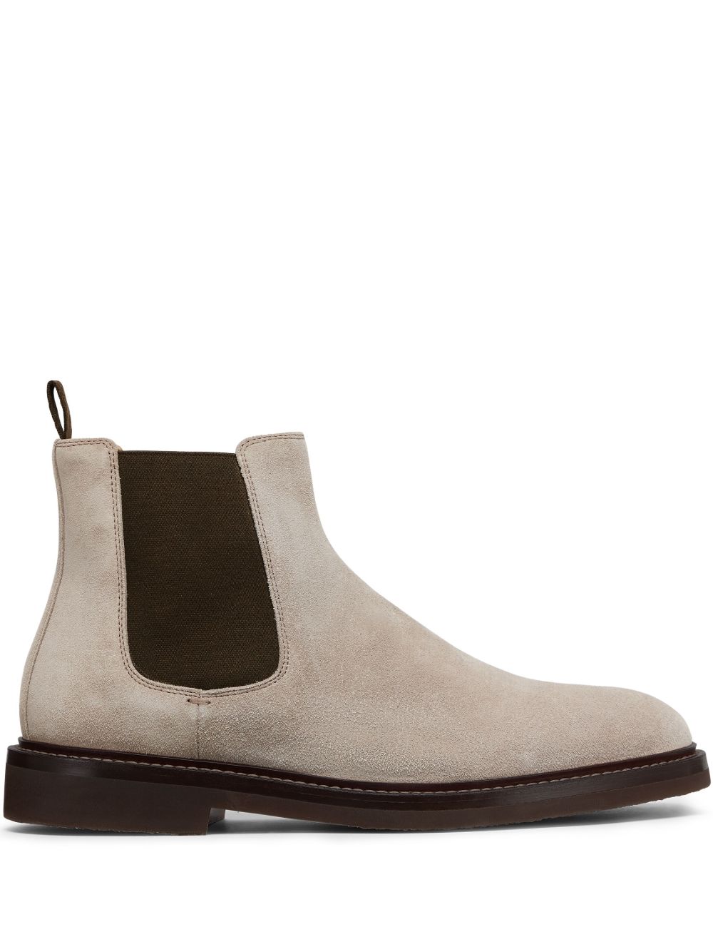 Brunello Cucinelli 绒面皮及踝靴 - 中性色
