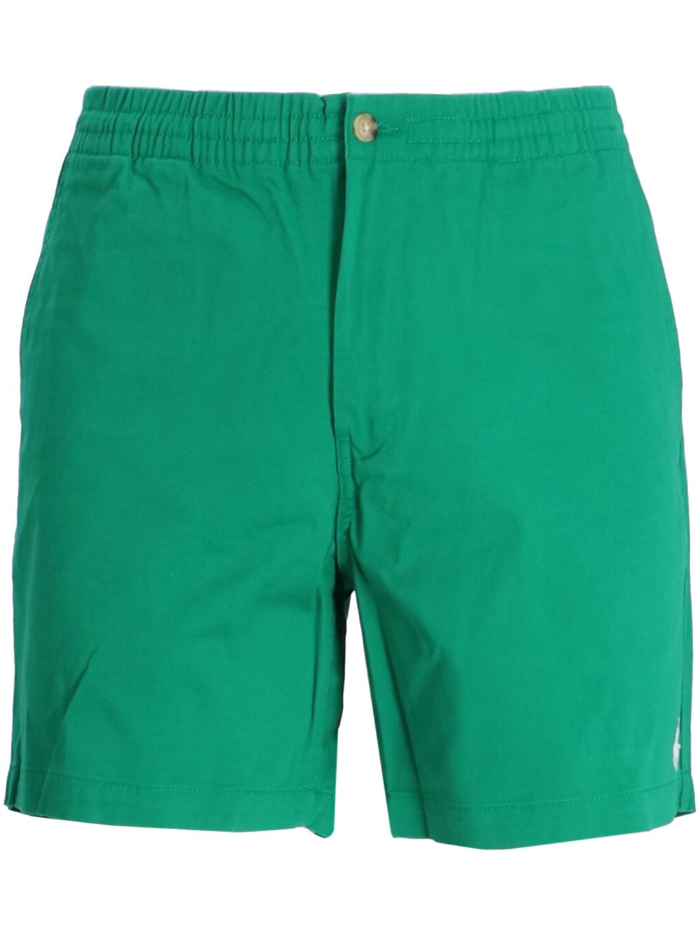Polo Ralph Lauren Polo Pony 刺绣斜纹布短裤 - 绿色