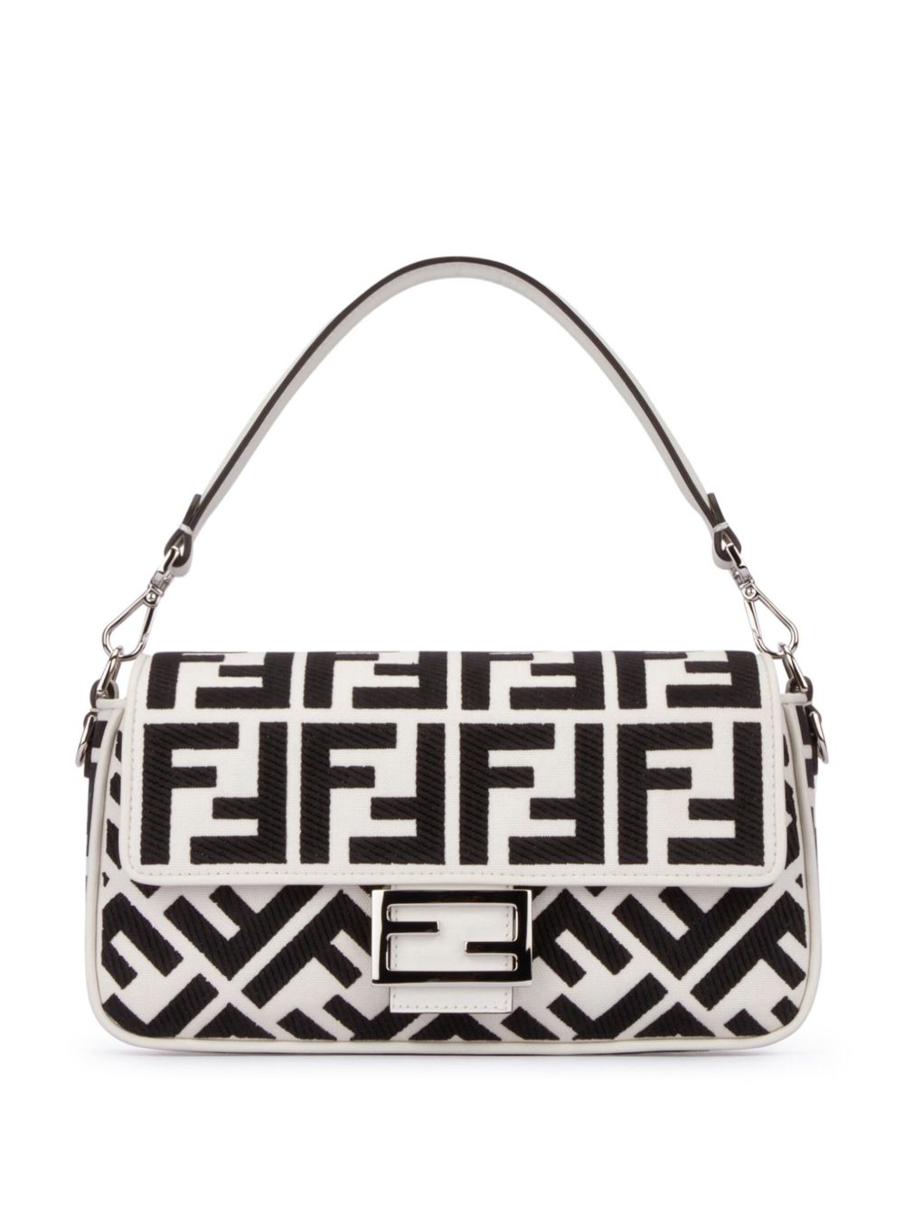 FENDI Baguette 斜挎包 - 白色