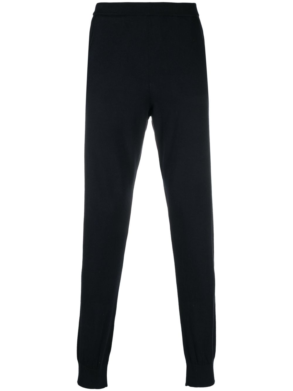 Corneliani 修身针织运动裤 - 蓝色