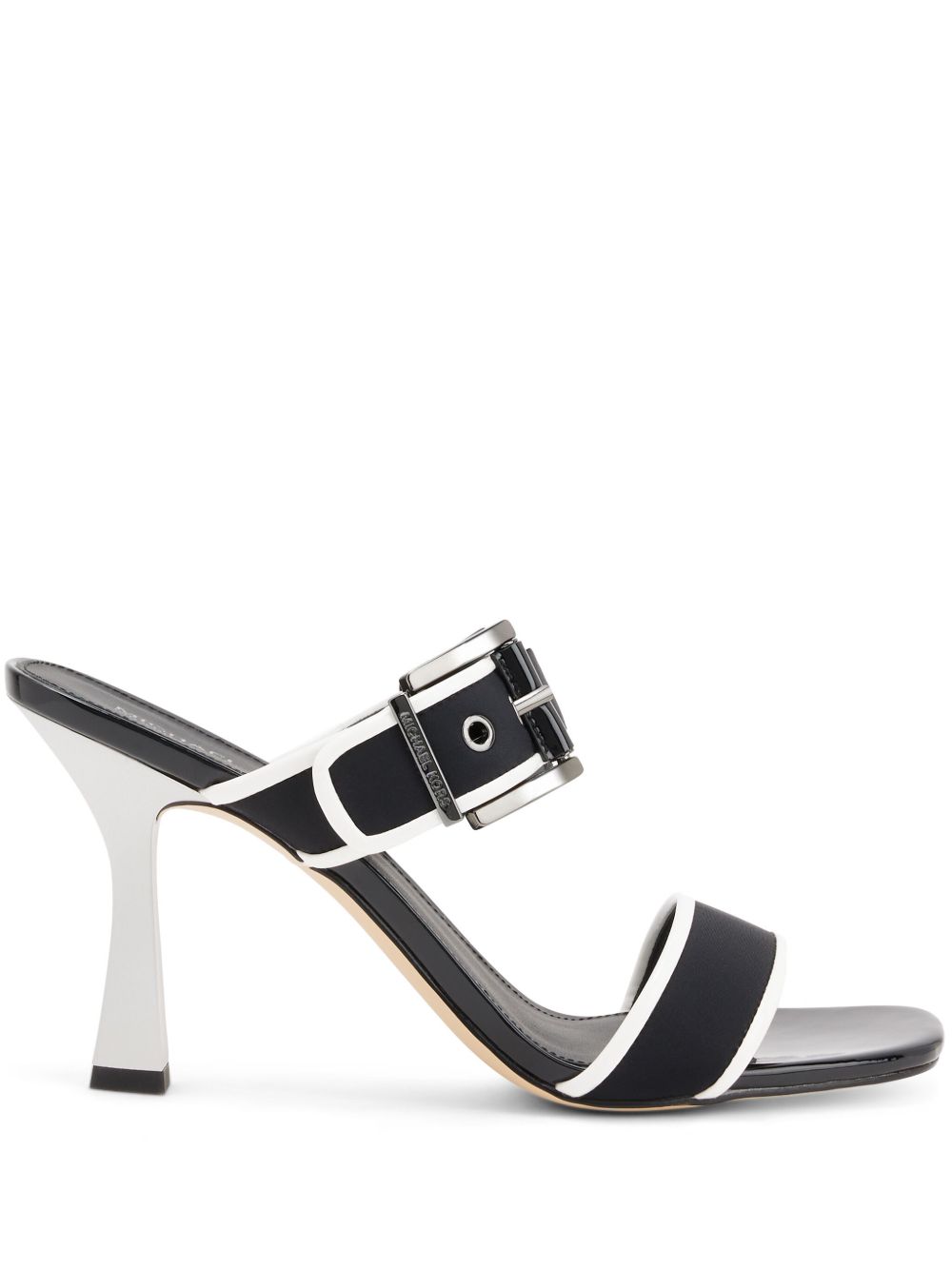 Michael Kors Colby 扣环皮质凉鞋 - 黑色