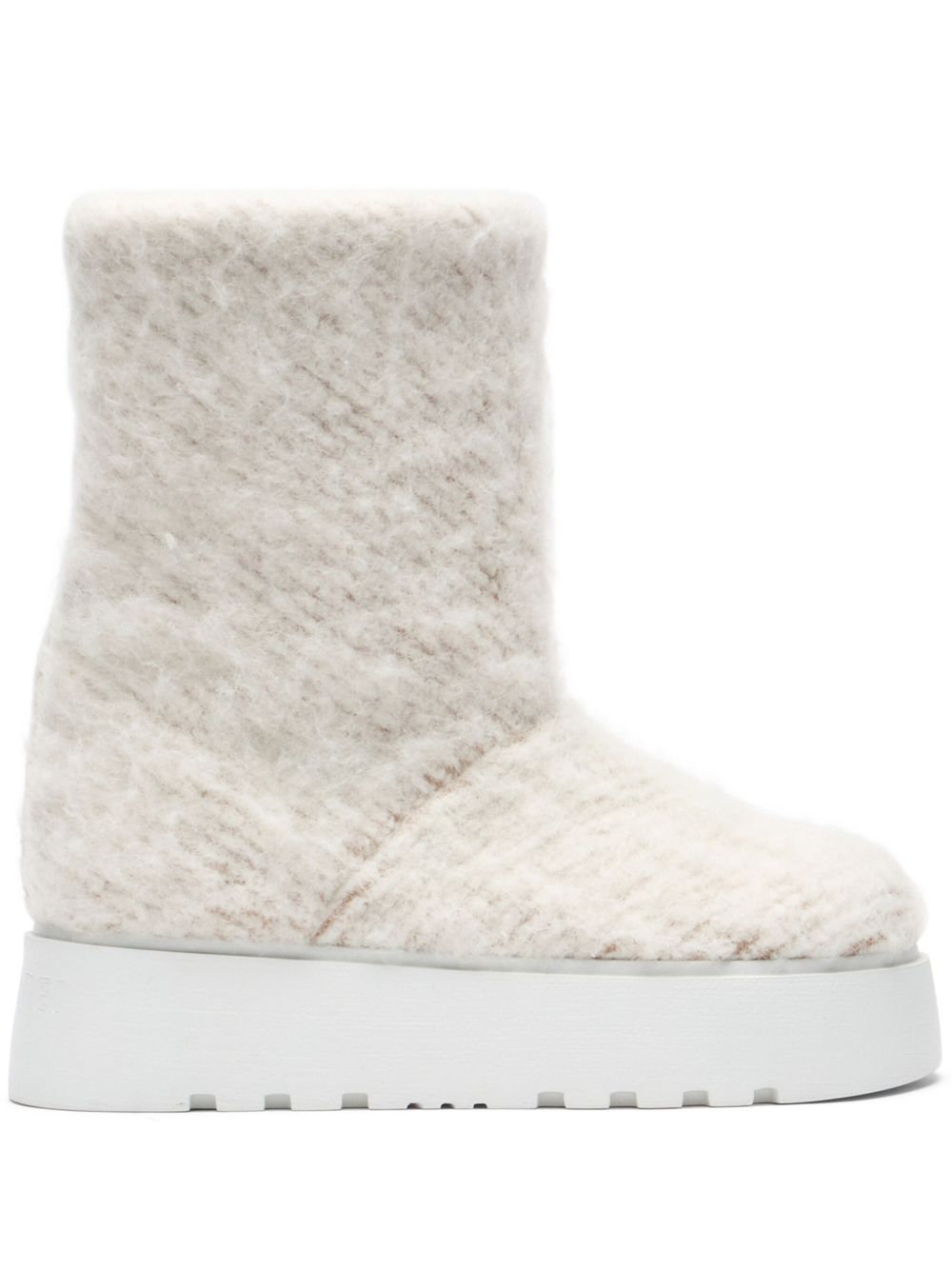Casadei Homing Ale 低跟靴（4厘米） - 白色