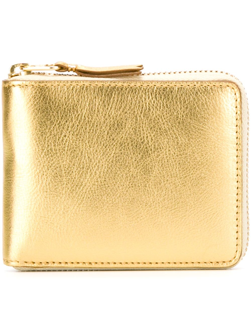Comme Des Garçons Wallet 'Gold Line'钱包 - 金属色