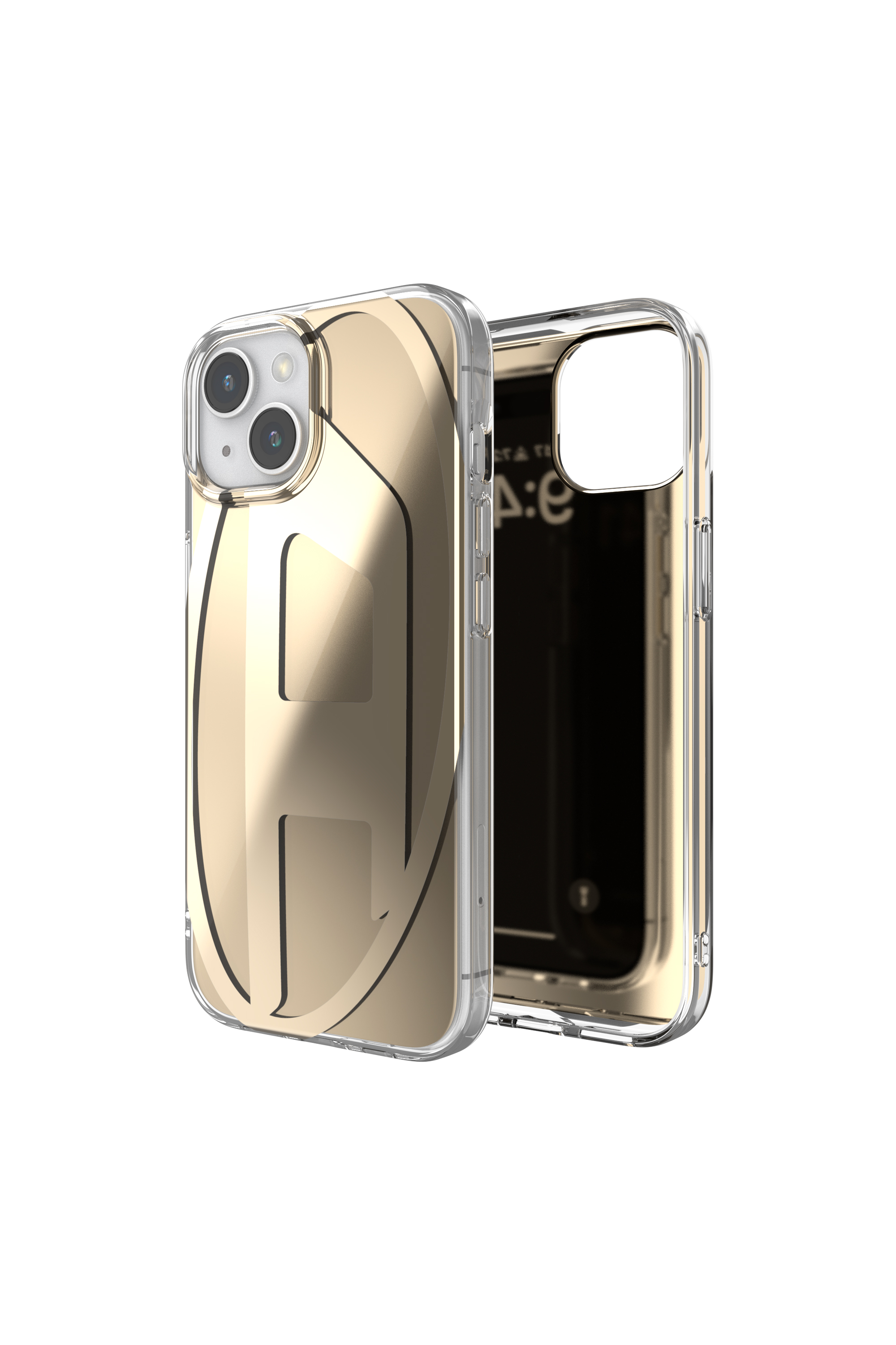 Diesel - Oval D case i P15 - Cases - Unisex - Gold