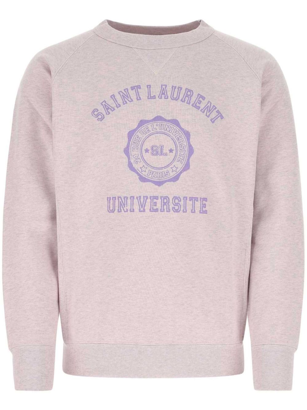 Saint Laurent Université 圆领卫衣 - 粉色