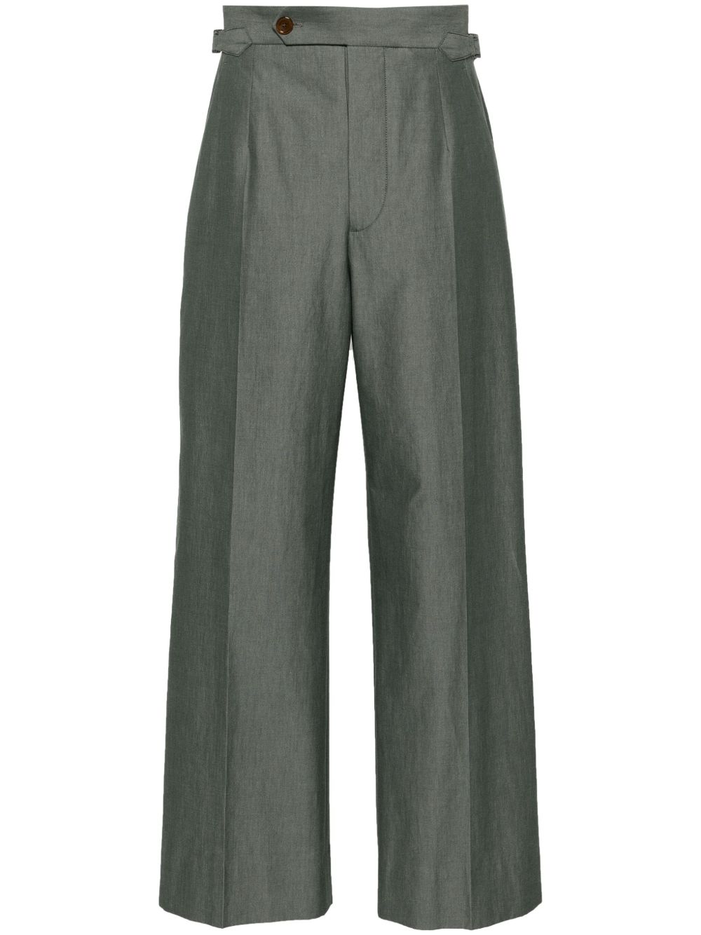 Vivienne Westwood Lauren 高腰阔腿裤 - 绿色