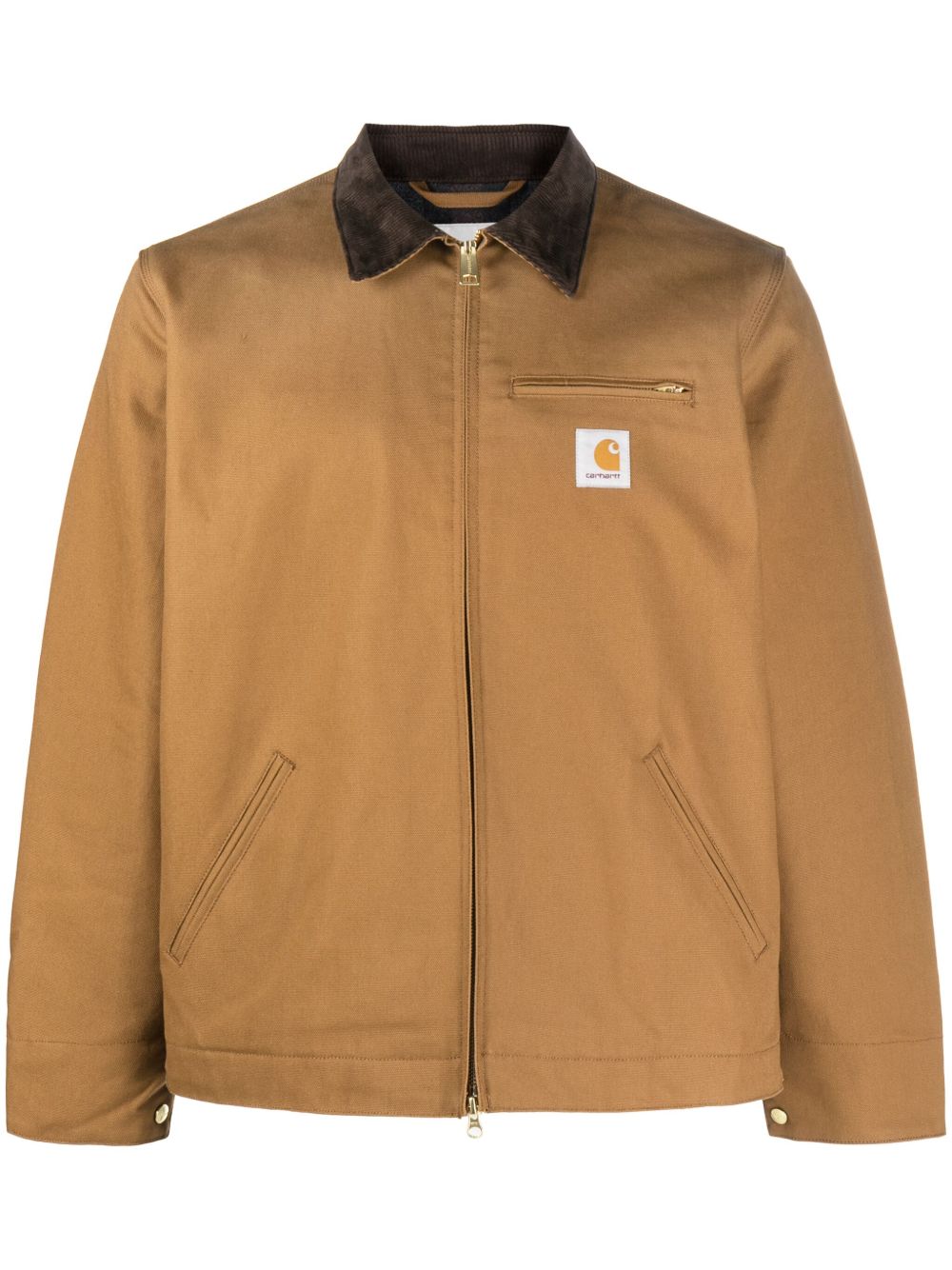 Carhartt WIP Detroit 对比领棉夹克 - 褐色